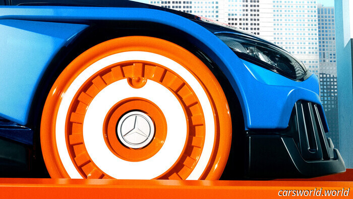 Este Mercedes de Hot Wheels viene con una etiqueta de advertencia para adultos | Carscoops